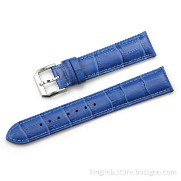 Multi- color leather watch strap red/bule/yellow/black/brown